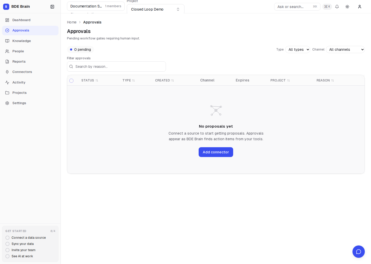 Approvals in a new test project